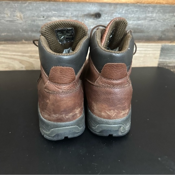 Wolverine Brown Leather Slip Resistant Mens Waterproof Work Boots‎ 13 EW *READ* main image 4
